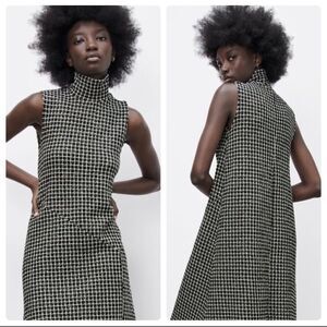 Isaac Mizrahi Black and White Asymmetrical Dress